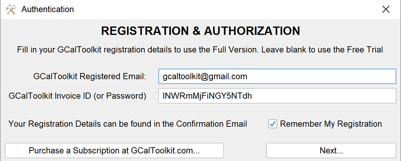 Google Calendar Events in GCalToolkit